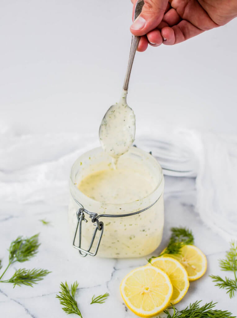 The Best Whole30 Ranch Dressing + Whole30 Garlic Mayonnaise - 40