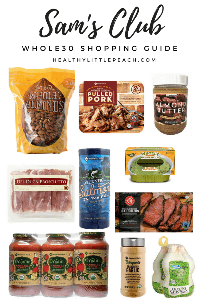 Whole30 Sam's Club Shopping Guide - Healthy Little Peach