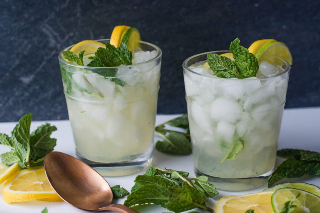 Lemon Mojito Mocktail Recipe - Lettuce Veg Out