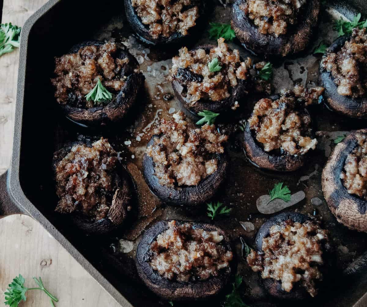 Creamy Sausage Mushrooms Healthy Little Peach Healthy Little Peach