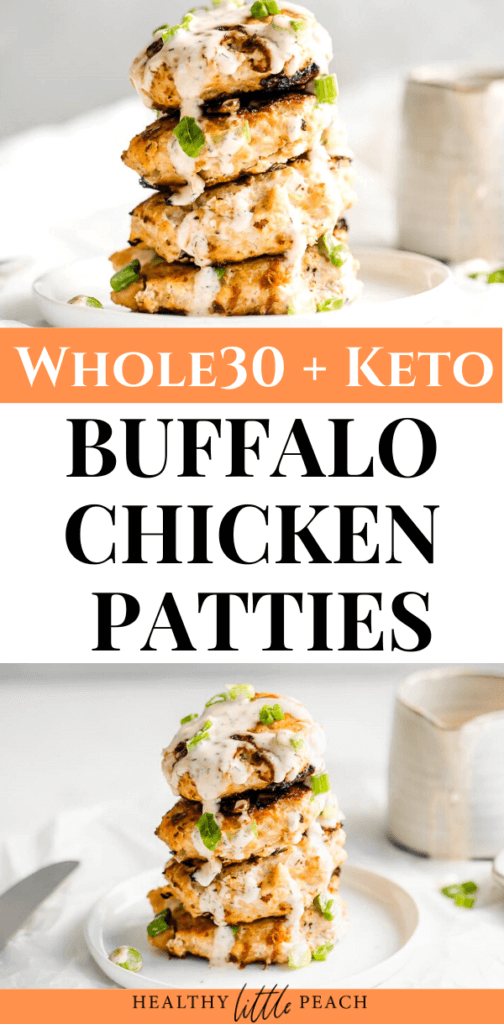 Buffalo Chicken Patties Spicy (Whole30, - Little Peach