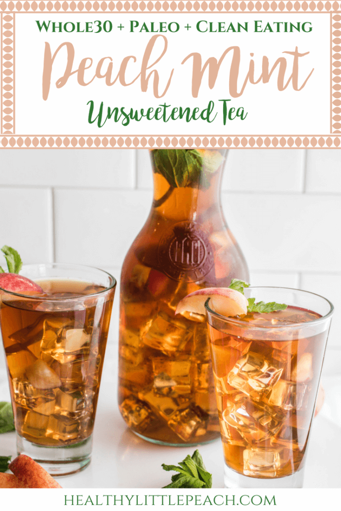 Peach Tea - Sweetened or Unsweetened - Binky's Culinary Carnival