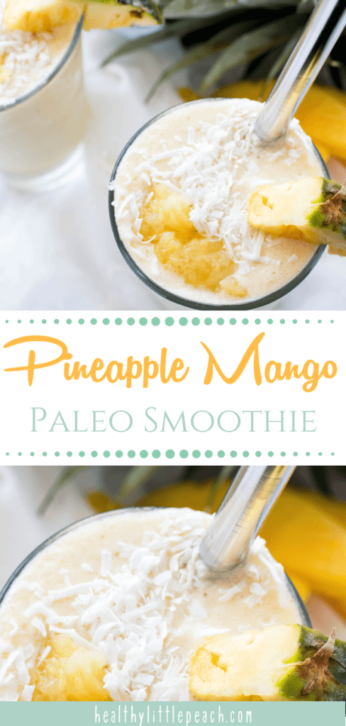 Pineapple Mango Smoothie Delight Healthy Little Peach