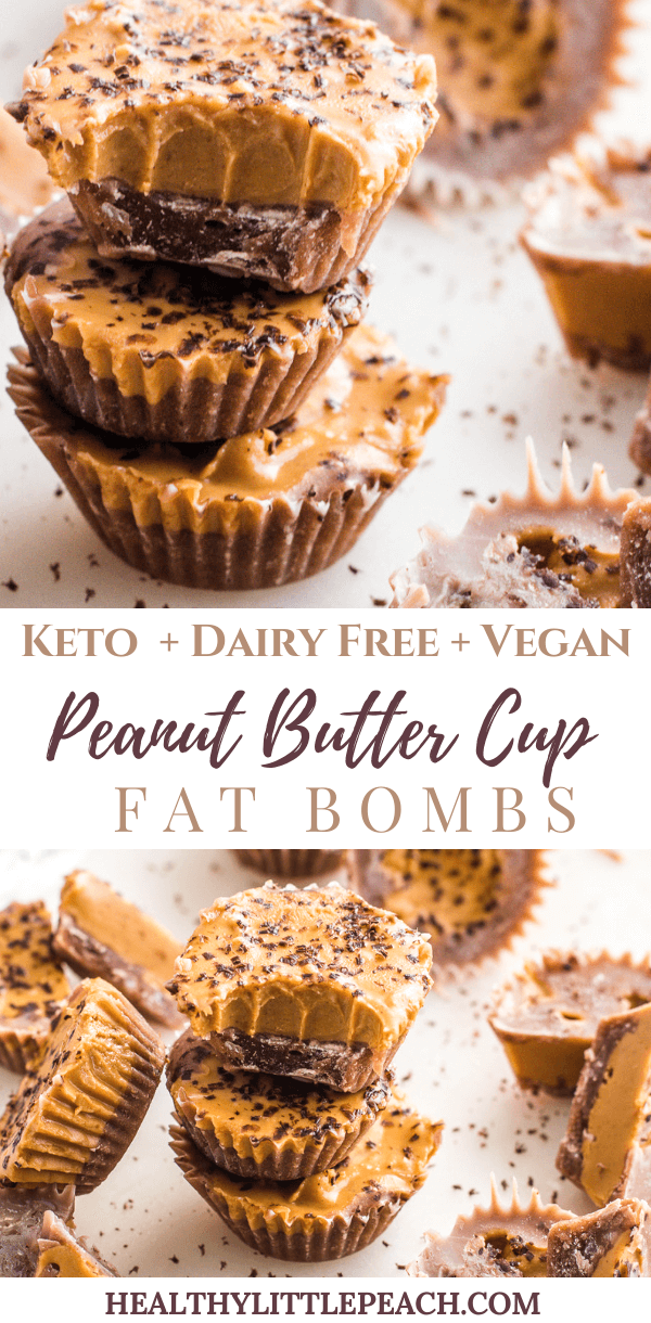 Keto Peanut Buttercup Fat Bombs