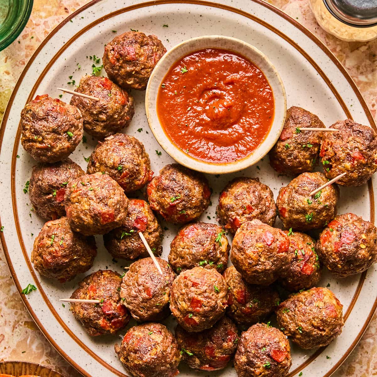 How to Make Homemade Pizza Meatballs | Healthy Little Peach