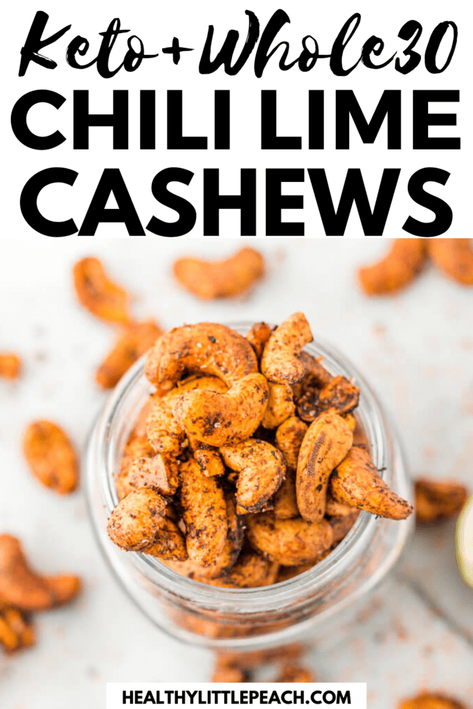 Chili Lime Cashews Pinterest Pin