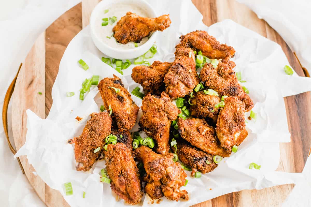 Extra Crispy Whole Cajun Chicken Wings