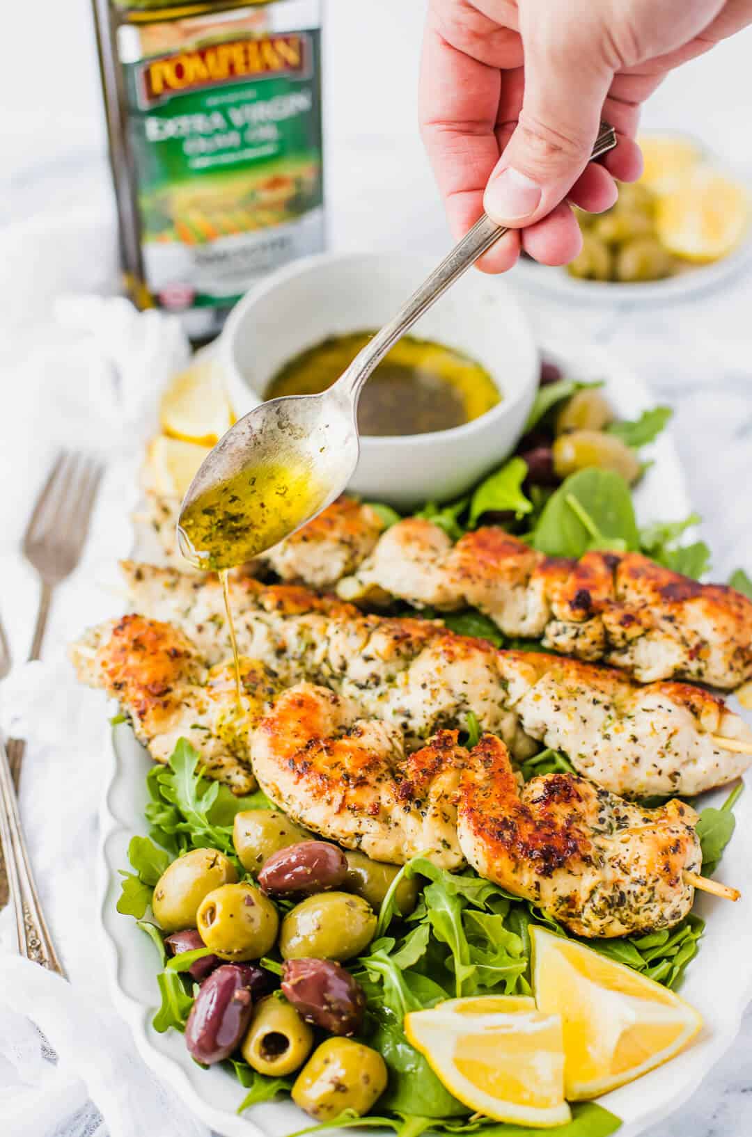 Greek Chicken on a Stick (Whole30, Keto, Paleo) - Healthy ...