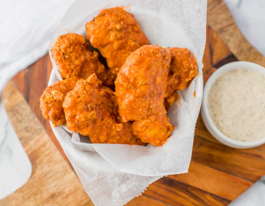 Buffalo Chicken Tenders Super Bowl Appetizers