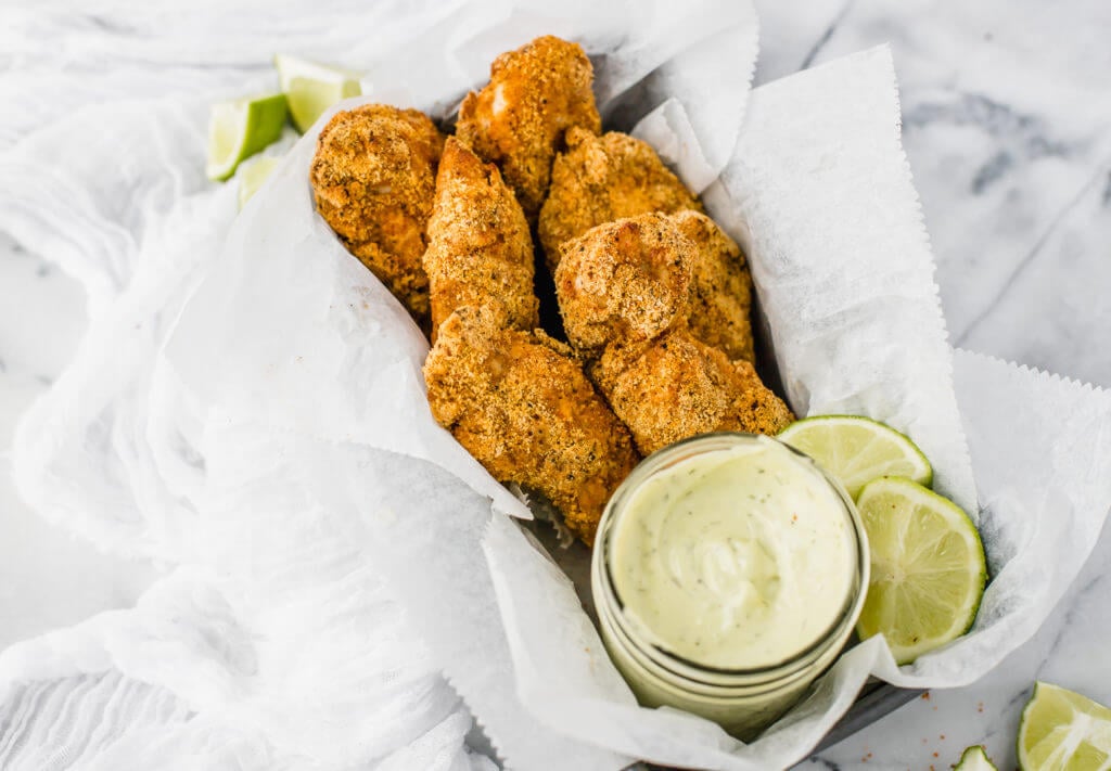 Crispy Chili Lime Chicken Tenders