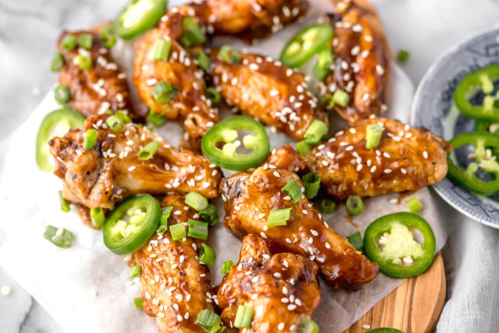 Sticky Asian Chicken Wings