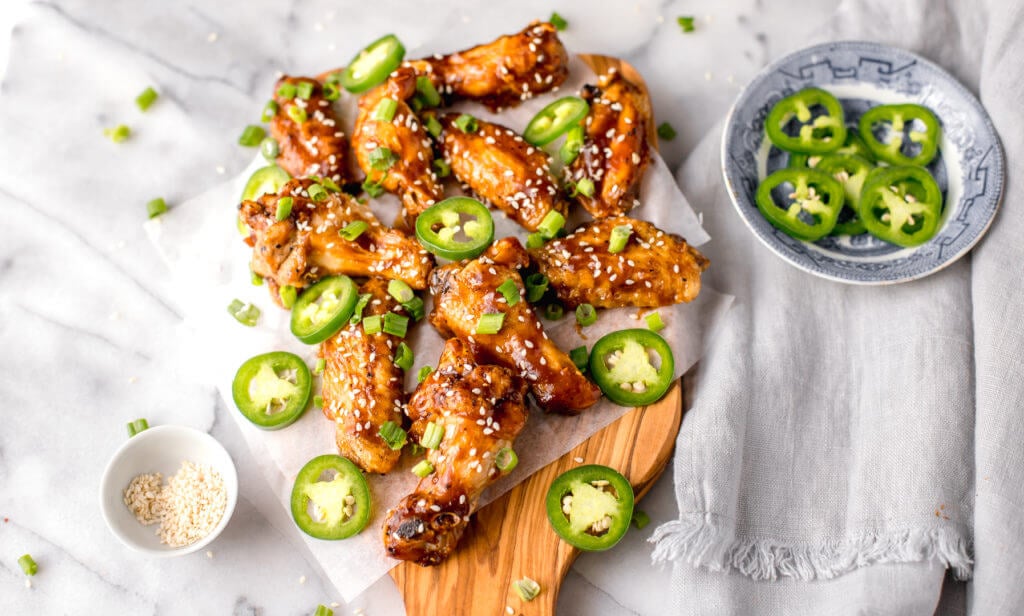 Sticky Asian Chicken Wings