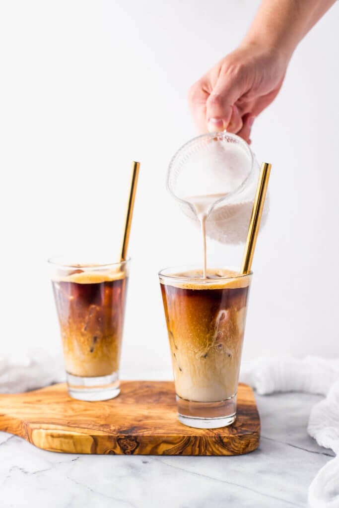 Iced Bulletproof Coffee - The Almond Eater