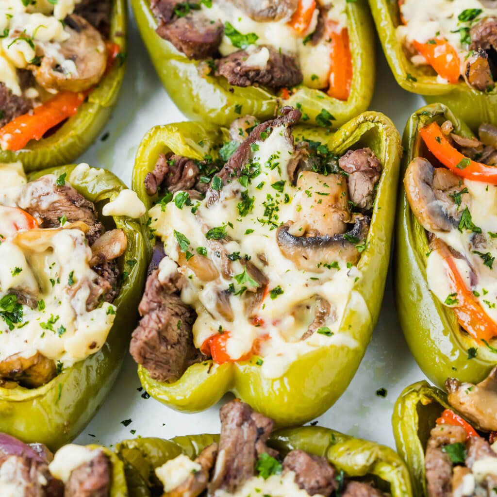 Philly Cheese Steak Peppers