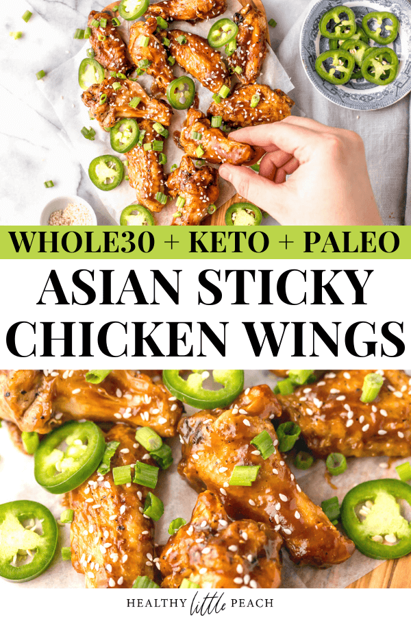 Sticky Asian Chicken Wings