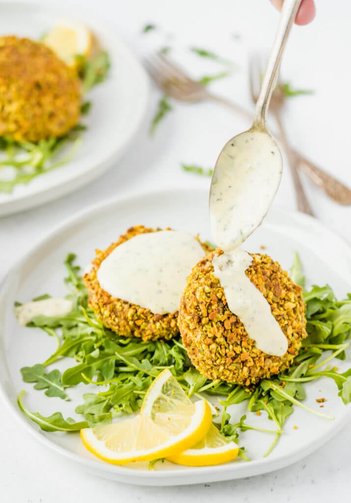 Pistachio Crusted Tuna Patties