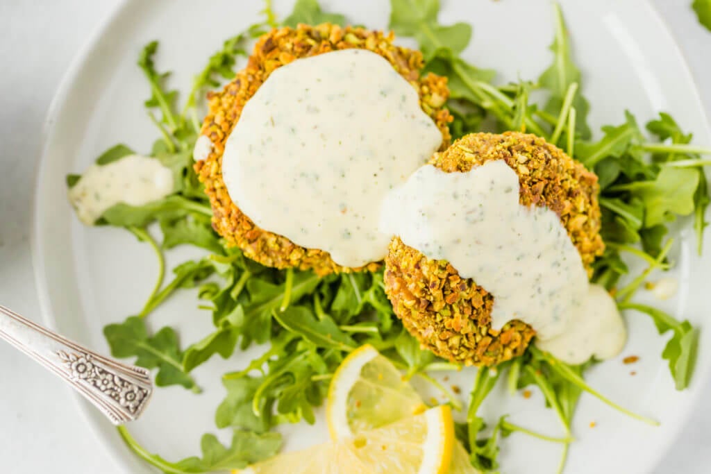 Pistachio Crusted Tuna Patties