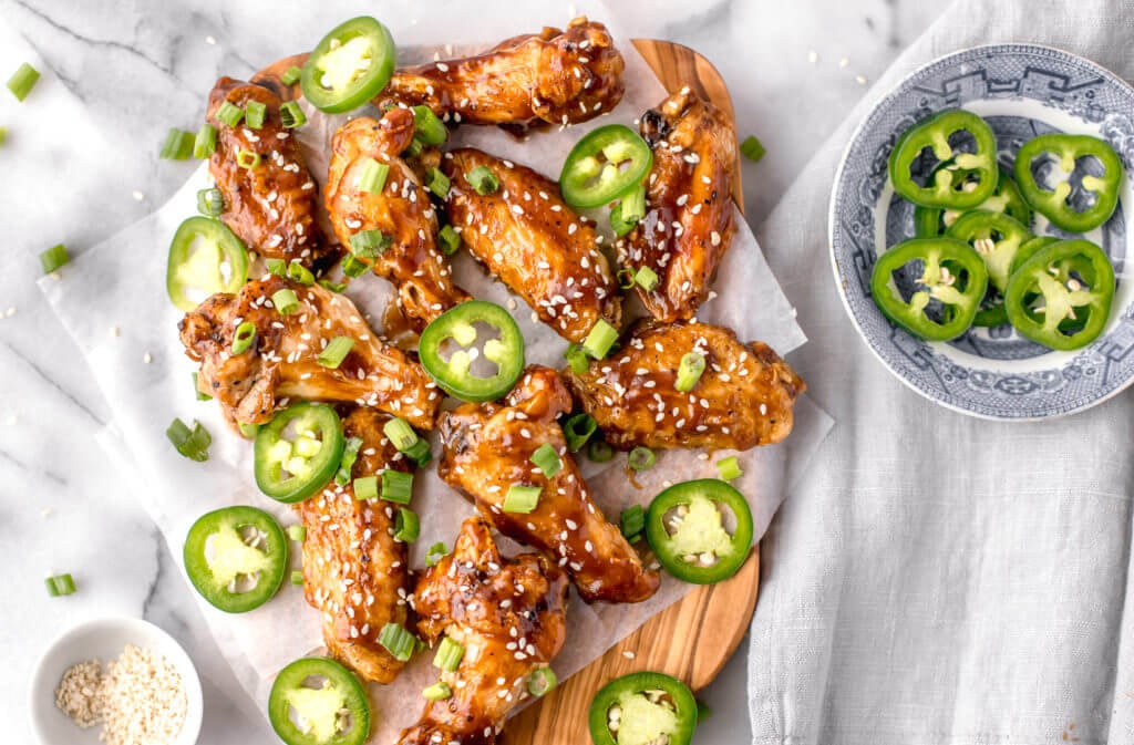 Sticky Asian Chicken Wings