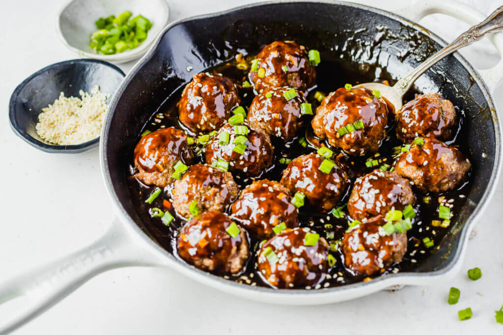 Sticky Asian Meatballs