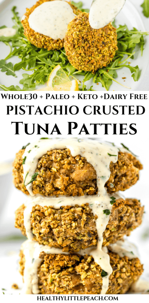 Pistachio Crusted Tuna Patties