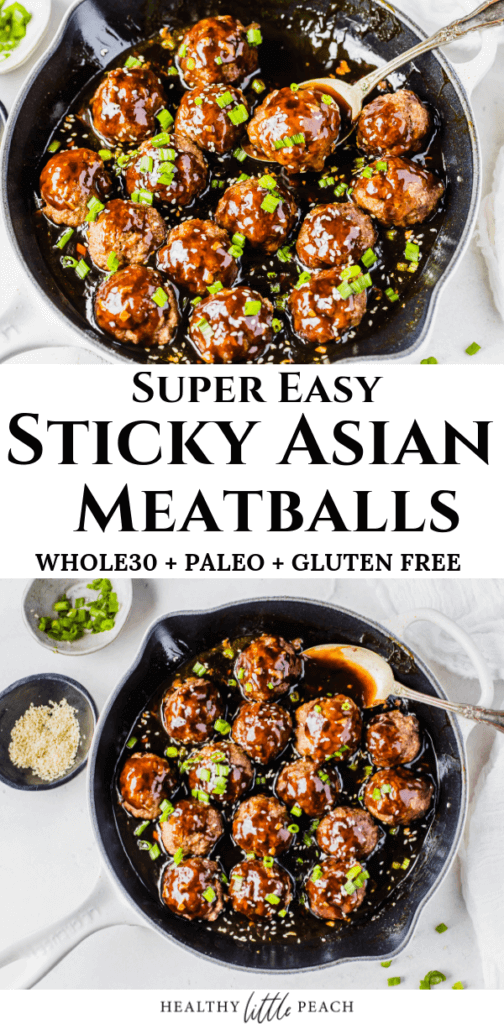 Sticky Asian Meatballs