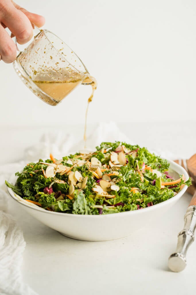 Kale Salad with Zesty Dressing