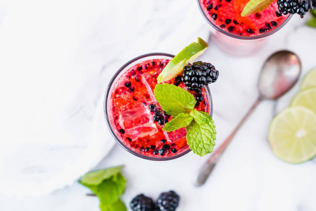 Blackberry & Lime Mocktail