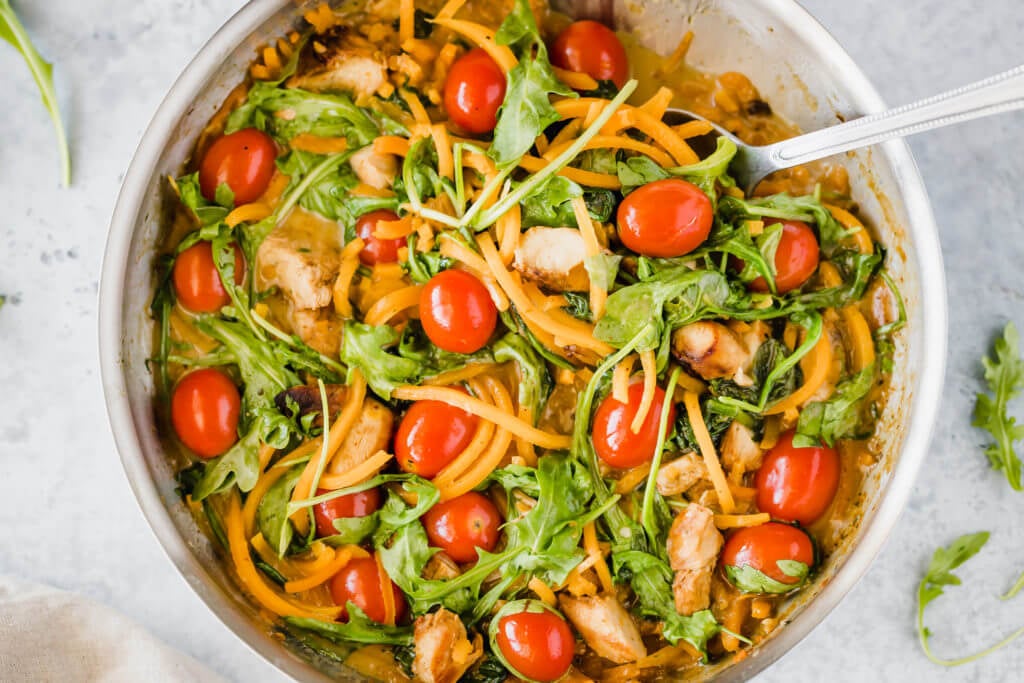 Butternut Squash Pasta with Chicken 