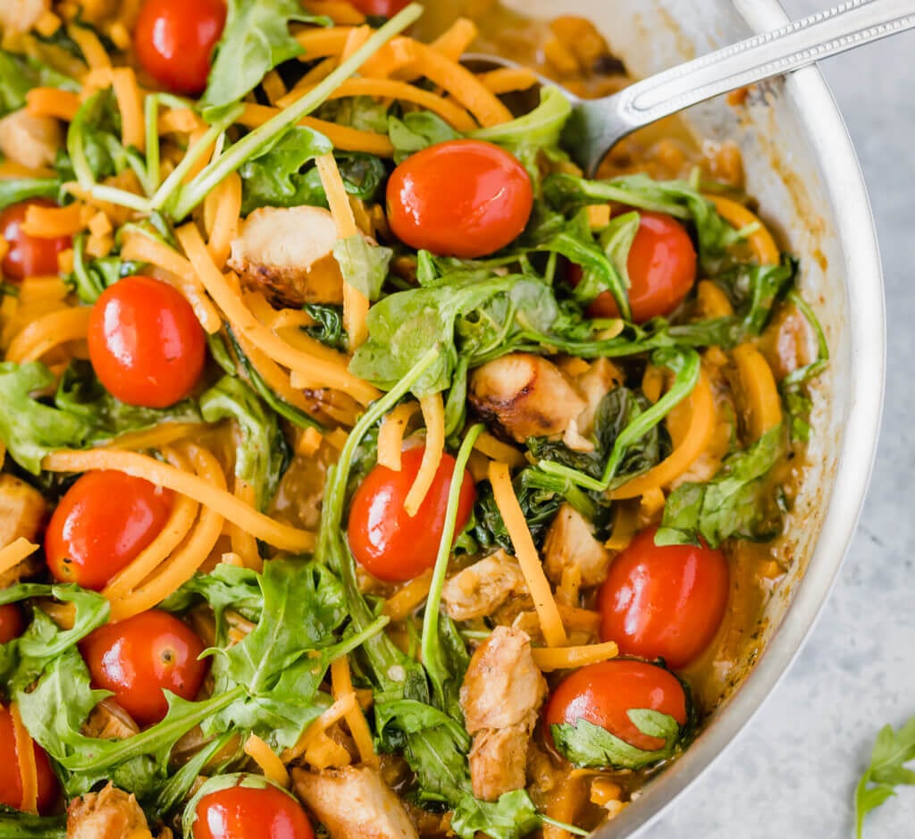 Butternut Squash Chicken Pasta