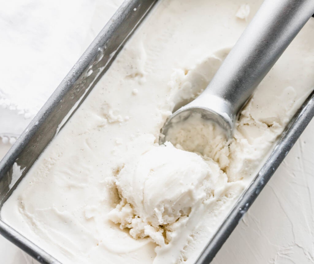 Paleo Vanilla Bean Ice Cream 