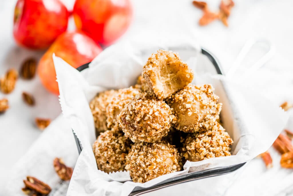 No Bake Apple Pie Bites