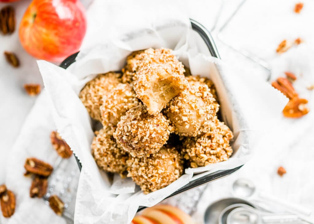 No Bake Apple Pie Bites