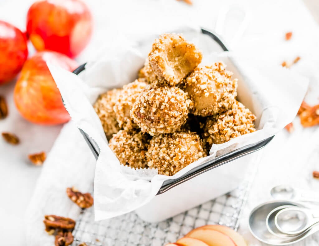 No Bake Apple Pie Bites