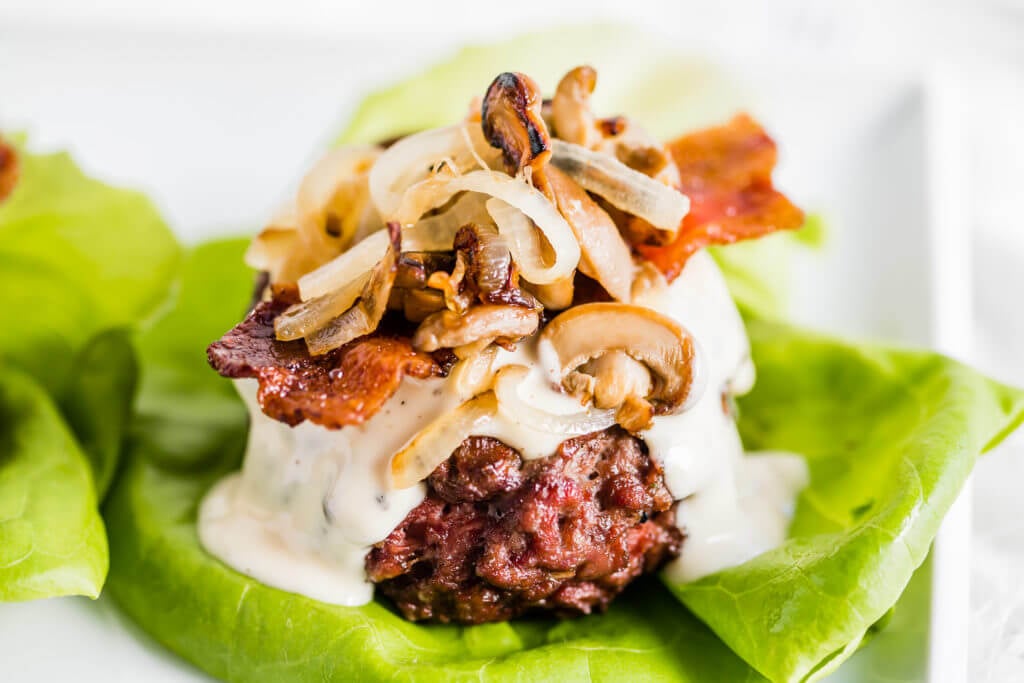 Mushroom Bacon Burgers Super Bowl Appetizers