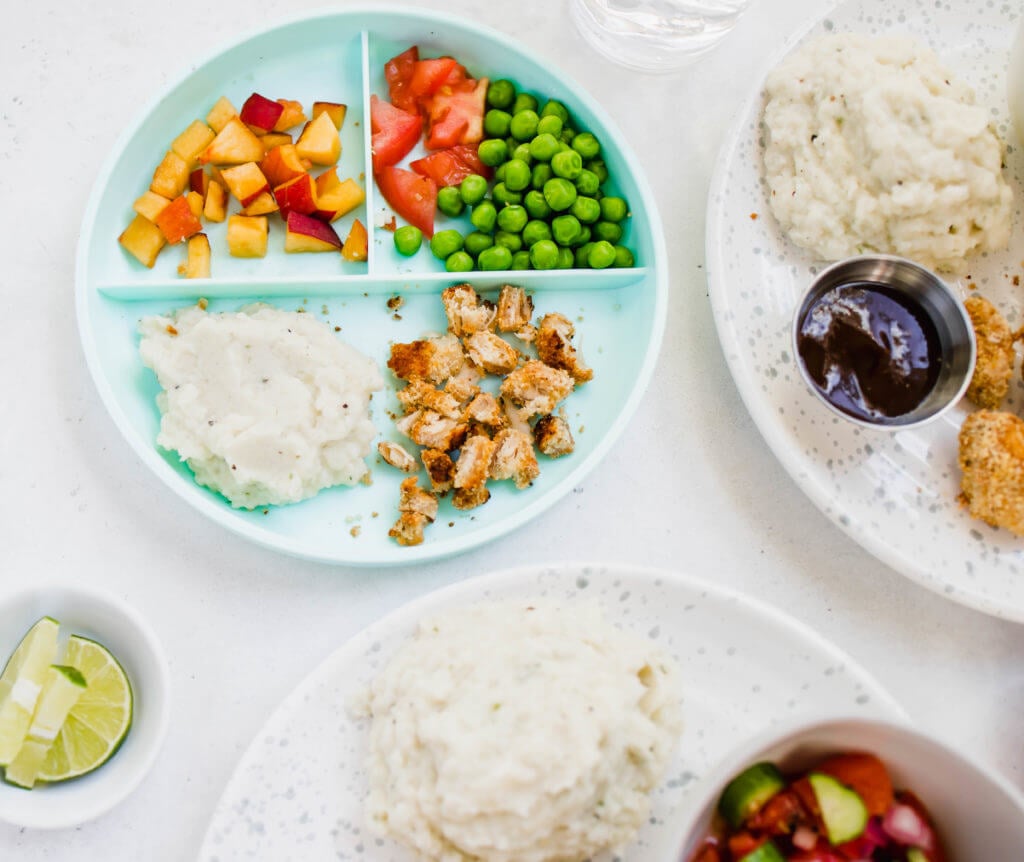 Whole30/Keto Family Dinner: Chicken Nuggets and Cauliflower Mash