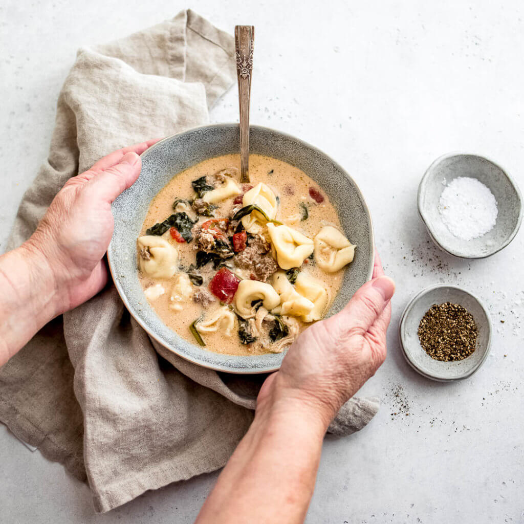 Sausage Tortellini Soup