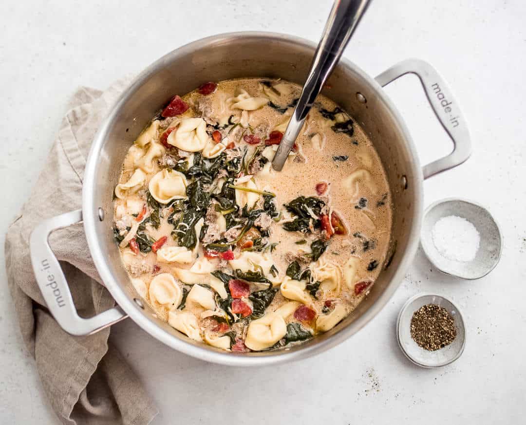 Tomato Tortellini Soup - Life With My Littles