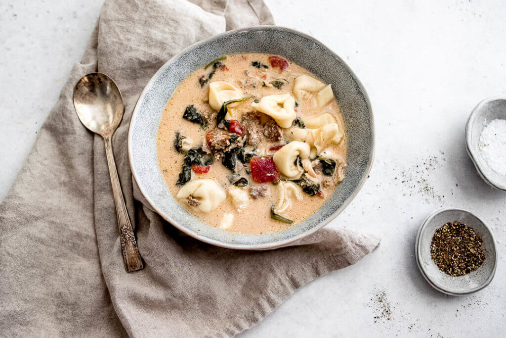 Sausage Tortellini Soup