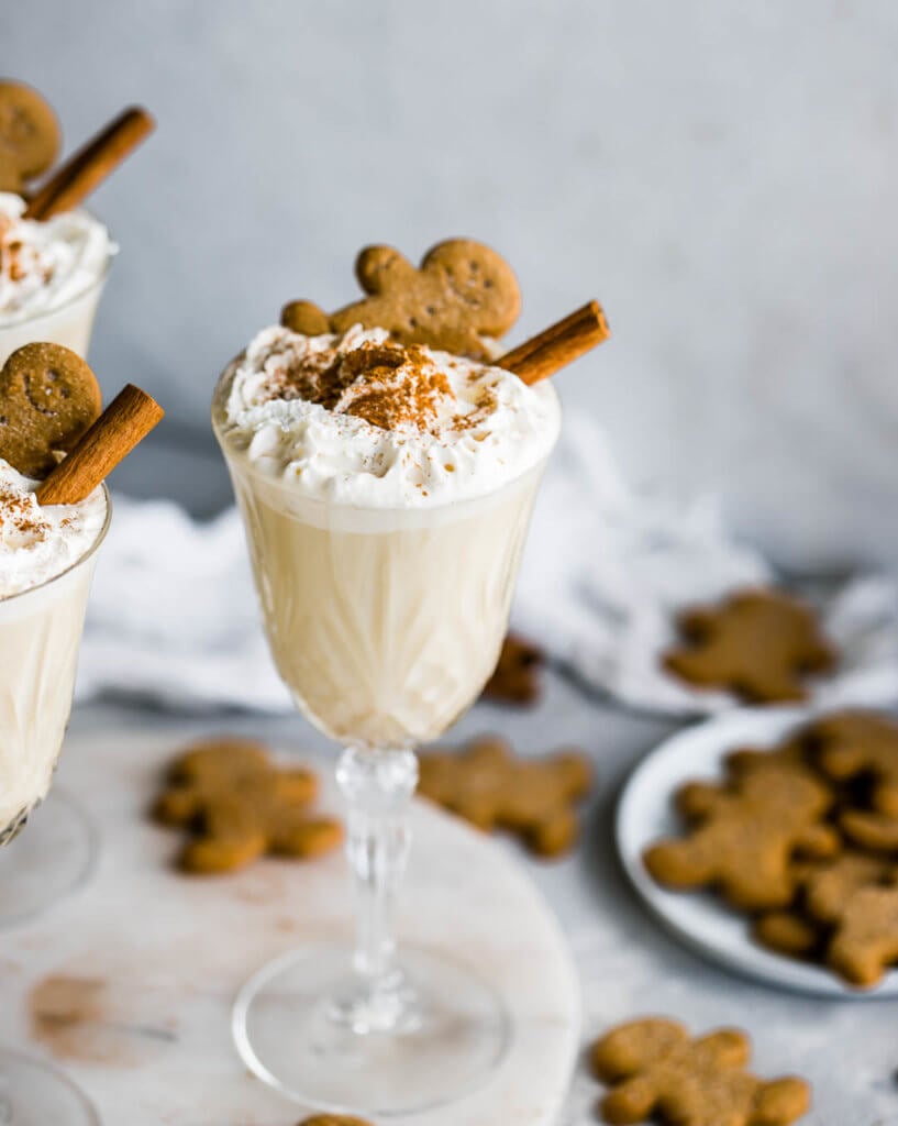 Spiked Gingerbread Eggnog