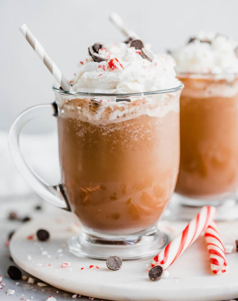 Keto Peppermint Mocha Frappuccino