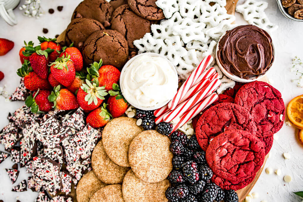 Cookie Tray with boxed cake mix cookies