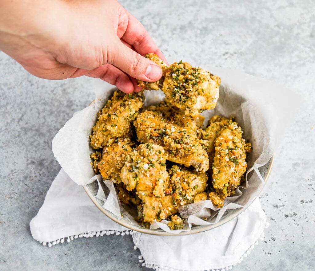 Crispy Onion and Chive Chicken Wing