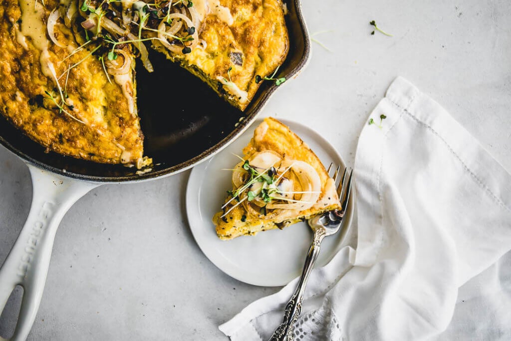 Steak and Caramelized Onion Frittata