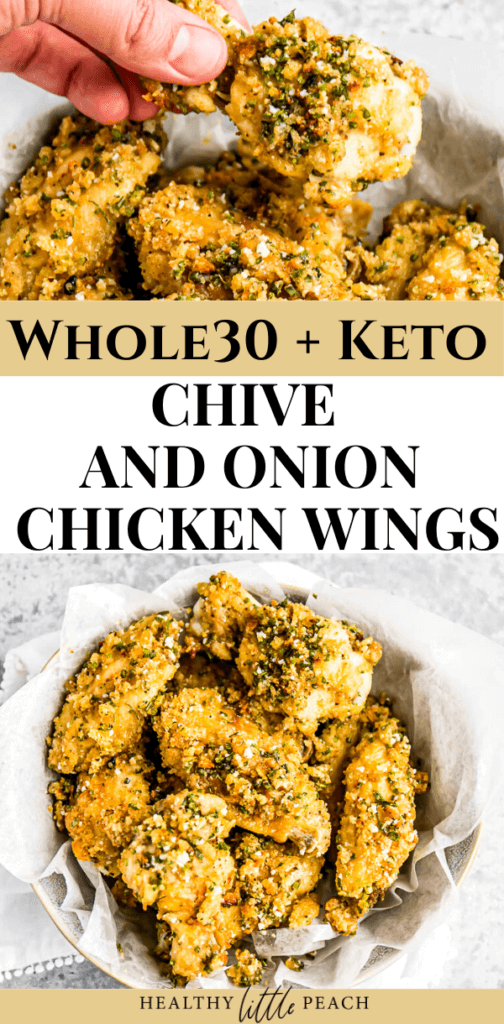 Chive and Onion Chicken Wings