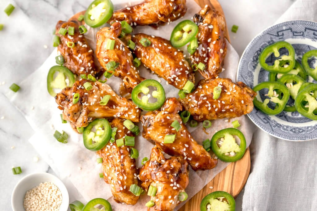 Asian Chicken Wings Super Bowl Appetizers