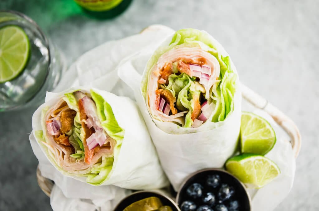 Turkey Club Lettuce Wrap