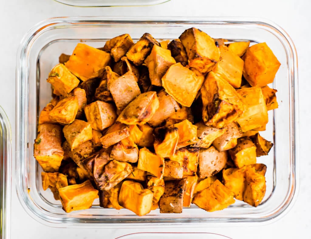 Clean Meal Prep Sweet Potatoes