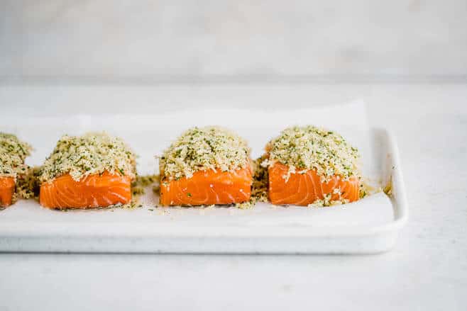 Quick Parmesan Crusted Salmon