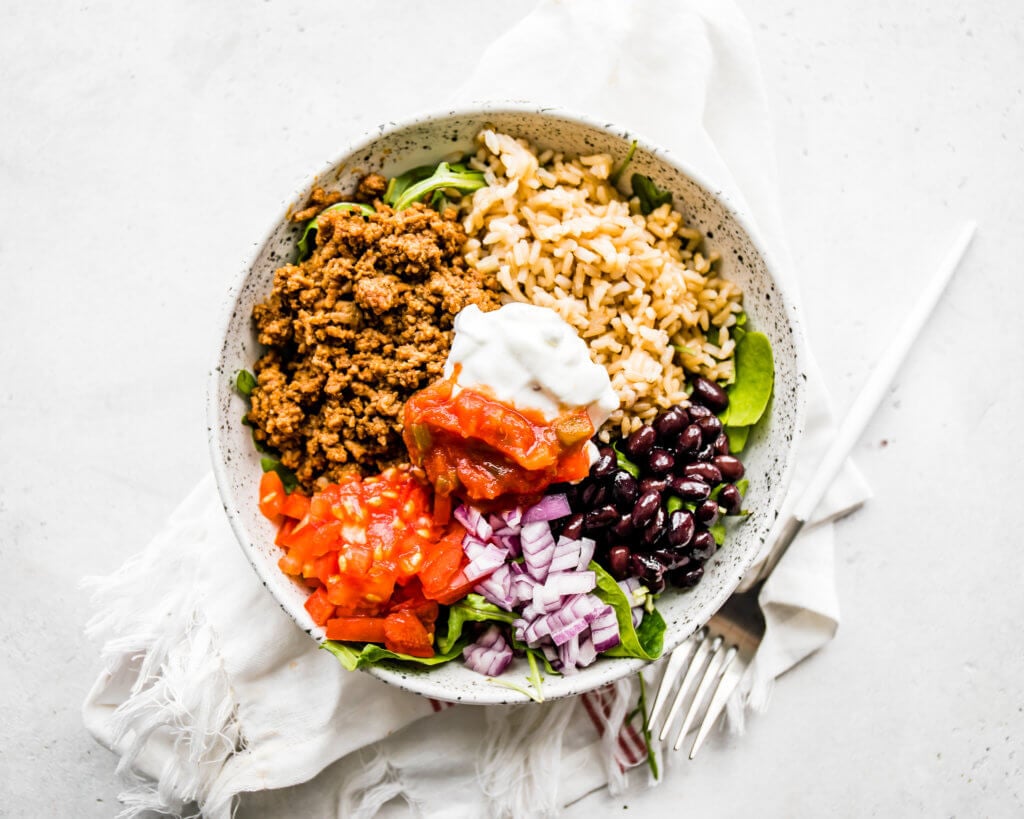 Beef Burrito Bowls