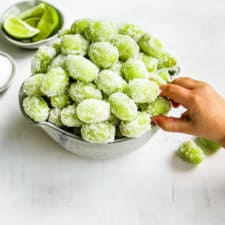 Sour Candy Frozen Grapes-image